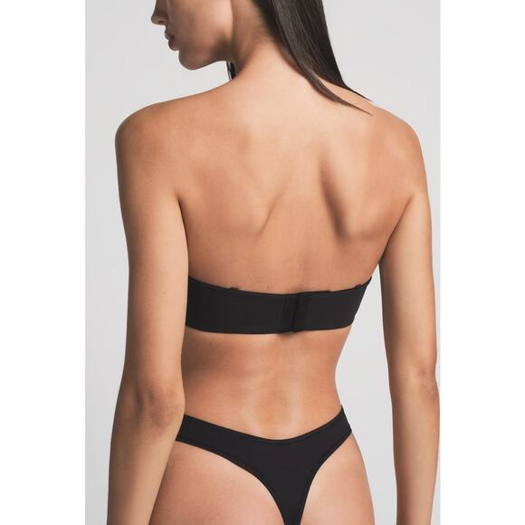 SKIMS Fits Everybody Strapless / Strap Bra in Onyx Size 38DDD - Picture 2 of 12